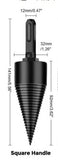 Hammer Drill And Hexagonal Hardened High-Hardness Split Drill Bit