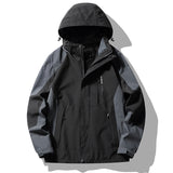 Three-in-one Removable Fleece-lined Thickened Waterproof Windproof Jacket Mountaineering