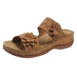 Women's Casual Flower Flat Sandals