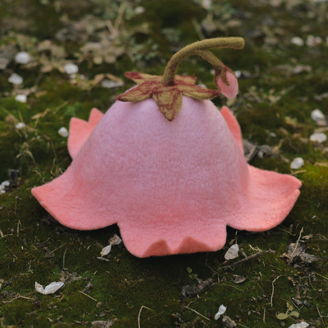 Mushroom Dream Wool Felt Handmade Cherry Blossom Adult And Children Peach Blossom Cute Baby Hat