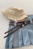 XINGX Belt Retro Belt Denim Skirted Leggings Decoration