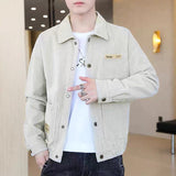 Corduroy Coat Men's Spring And Autumn Korean Style