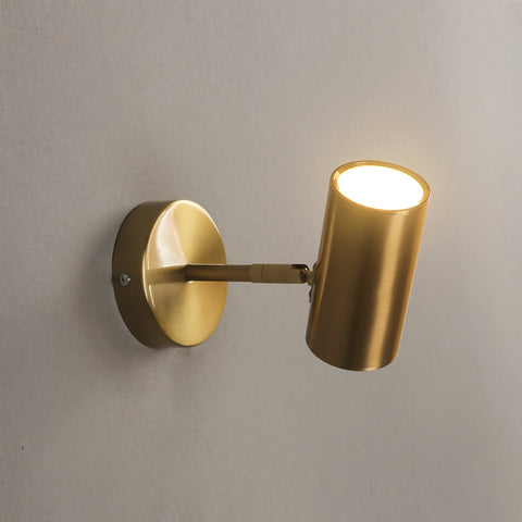 Indoor Bedside Golden Minimalist Study Small Wall Lamp