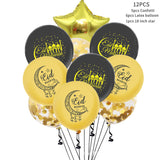 Eid Mubarak Latex Balloon Ramadan Kareem Decoration Festival Party Supplies