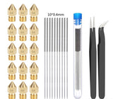 3D Printer Accessories Pointed Brass MK8 Nozzle Alloy Cleaning Pin MK8 Nozzle Kit