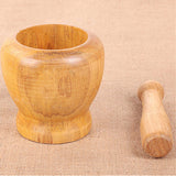 Kitchen Gadgets Wooden Garlic Masher Garlic Masher Wooden Garlic Mortar Household Garlic Peeler