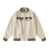 Printing Letters Baseball Uniform Jacket