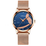 Simple Personality Couple Mesh Belt Genuine Watch