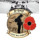 D-Day 80th Anniversary Commemorative Badge