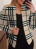 Women's Long Sleeved Shirt Suit Jacket