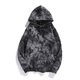 Dark Style Tie-dye Gradient Color Hong Kong Style Hoodie Sweater