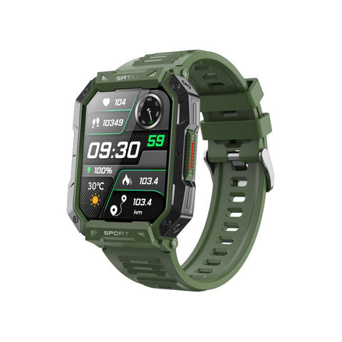 F307 Outdoor Three-proof Bluetooth Calling Heart Rate Blood Pressure Waterproof Smart Watch