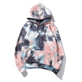 Dark Style Tie-dye Gradient Color Hong Kong Style Hoodie Sweater