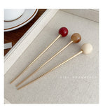 Women's Ball Metal Hairpin Simple Jewelry