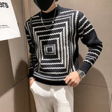 Striped Sweater For Men Spring And Autumn