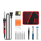 Constant Temperature Electric Soldering Iron Set Adjustable Temperature 60W Digital Display Internal Heat Welding