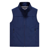 Casual Breathable Outdoor Photography Fishing Sport Cardigan Stand Collar Men's Vest