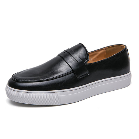 Plus Size Board Shoes Male Business Casual Leather Shoes