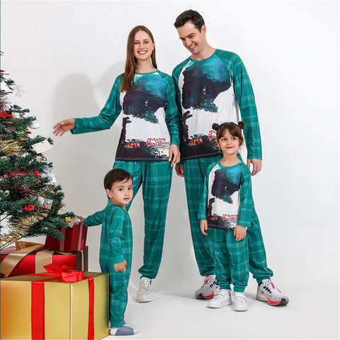 Family Baby Boys Girls Ladies Men Christmas Dinosaur Pajama Set