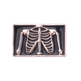 Human Organ Heart Lung Eye Capillary Pin Brooch