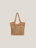 Fishnet Straw Bag Female Woven Tote