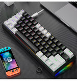 Plastic mechanical keyboard for games