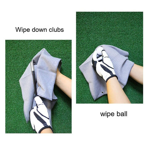 Waffle Golf Ball Eraser Cue Ball Bag Cleaning Cloth Towel Golf Ball Towel Pineapple Lattice