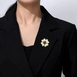 Creative Fashion All-match Four-leaf Clover Brooch