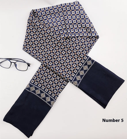 Men's Simplicity Silk Scarf High-end Washed With Cashmere Business Long Scarf