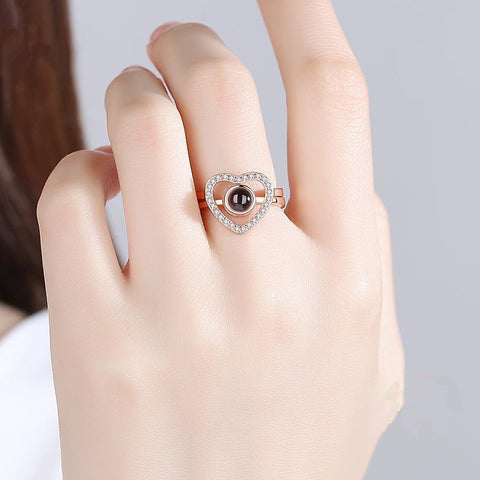 Love 2-in-1 Projection Ring Fashion Heart