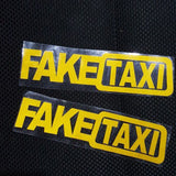 Fake Taxi Drifting Sign Funny Car Sticker