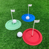 Silicone Green Putter Plate Indoor Hole Cup