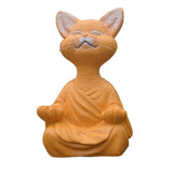 Cat Meditating Cat Crafts Meditation Cat Creative Home Garden Decoration Ornaments