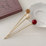 Women's Ball Metal Hairpin Simple Jewelry