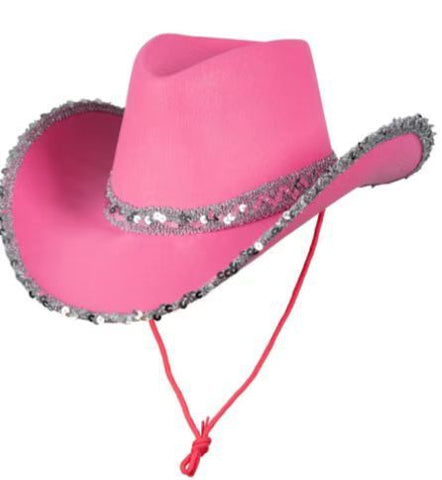 Amazon White Silver Edge West Cowboy Hat