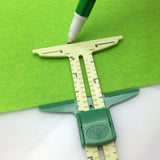 Multifunctional Patchwork Ruler Patchwork Tool Tailor Ruler Plastic Fabric Ruler