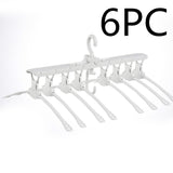 Eight in one home adult hanging foldable rotating non-slip drying rack