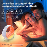 Atmosphere Lamp Bluetooth Speaker Smart Alarm Clock Night Light WiFi Wake Up Light Sunrise Sunset Lamp