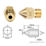 3D Printer Accessories Pointed Brass MK8 Nozzle Alloy Cleaning Pin MK8 Nozzle Kit