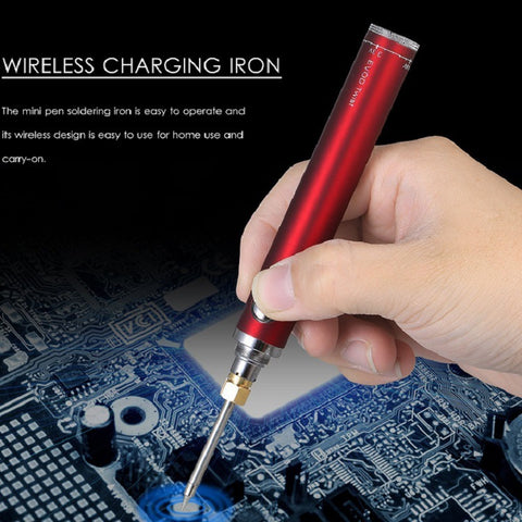 5V Wireless Portable Charging Soldering Iron 510 Interface Welding Repair Tool