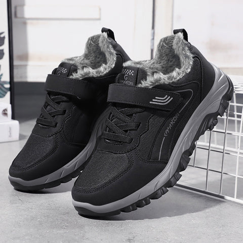 Winter Thermal Cotton Boots Outdoor Home Fleece-lined Thickened Walking Shoes