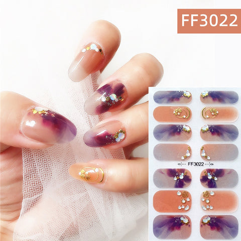 Three Dimensional Craft Crystal Nail Polish Film Full Paste