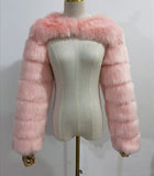 Women's Fur Shawl Coat