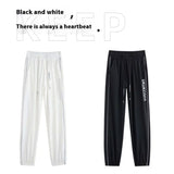 Cropped Ice Silk Sports Pants Female Breathable Women's Pants Thin