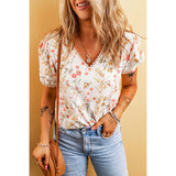 Fashion Personalized Floral T-shirt For Women