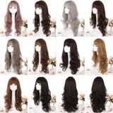 Long Curly Hair Wig Sheath