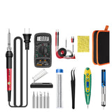 Constant Temperature Electric Soldering Iron Set Adjustable Temperature 60W Digital Display Internal Heat Welding