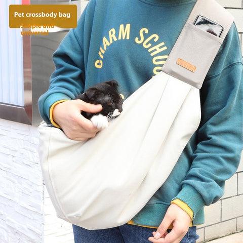 Canvas Pet Bag Convenient Pet Shoulder Bag