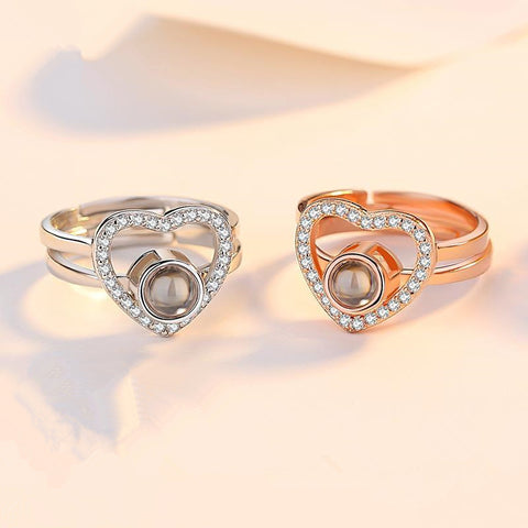 Love 2-in-1 Projection Ring Fashion Heart