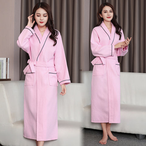 Thin Bathrobe Cotton Absorbent